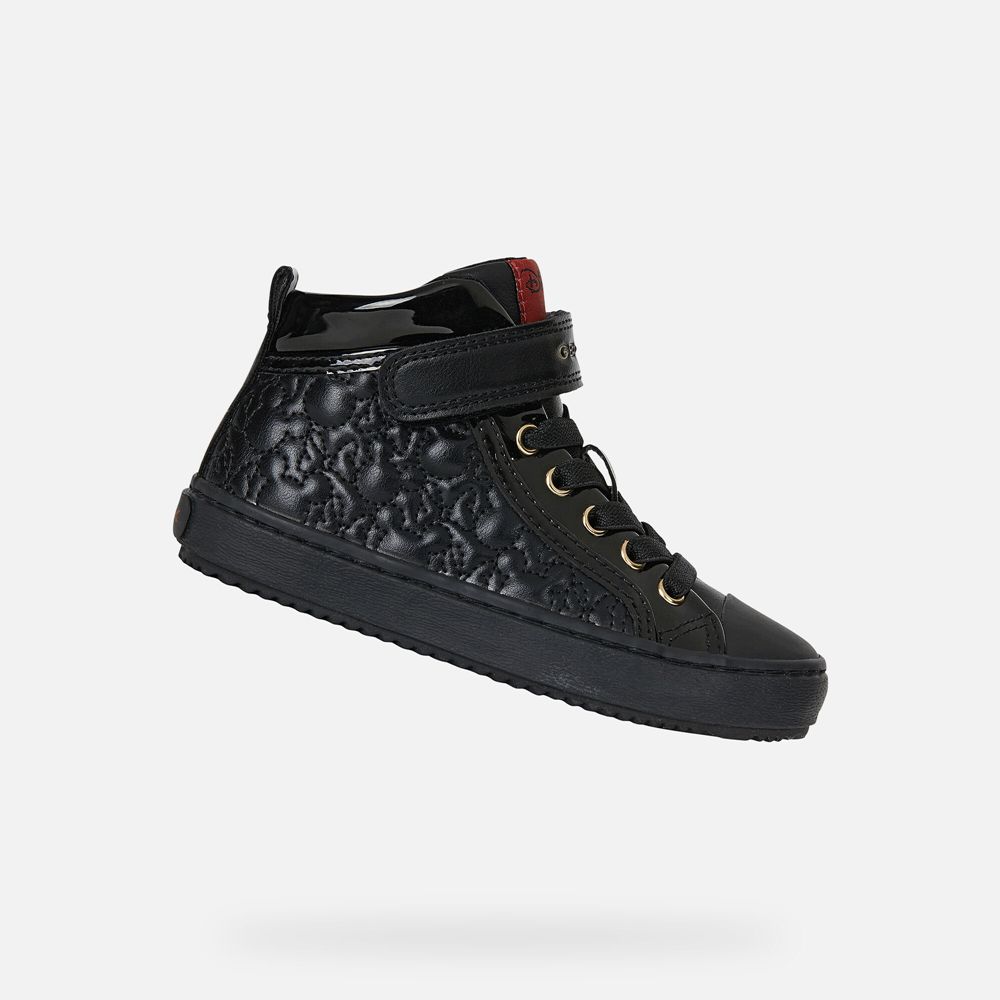 Geox Kiz Çocuk Spor Ayakkabı Siyah - Kalispera - KJM-215847